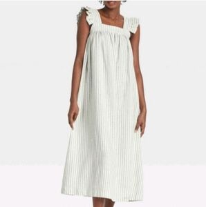 Striped Flowy Maxi Dress